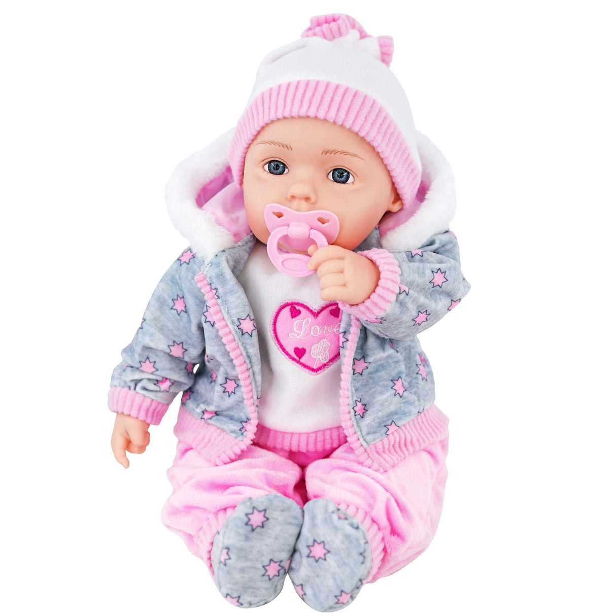 BiBi Baby Doll "Dots" (The Nap Master) (50 cm / 20") by The Magic Toy Shop - UKBuyZone