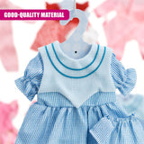 Baby Doll Clothes Set of 6 for Dolls 12-16"