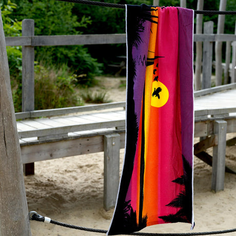 Sunrise Design Large Towel by Geezy - UKBuyZone