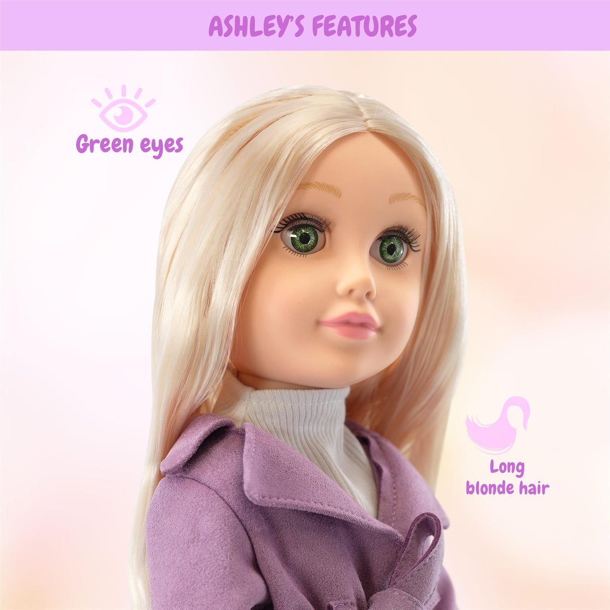 BiBI Fashion Doll "ASHLEY" (47 cm / 18")