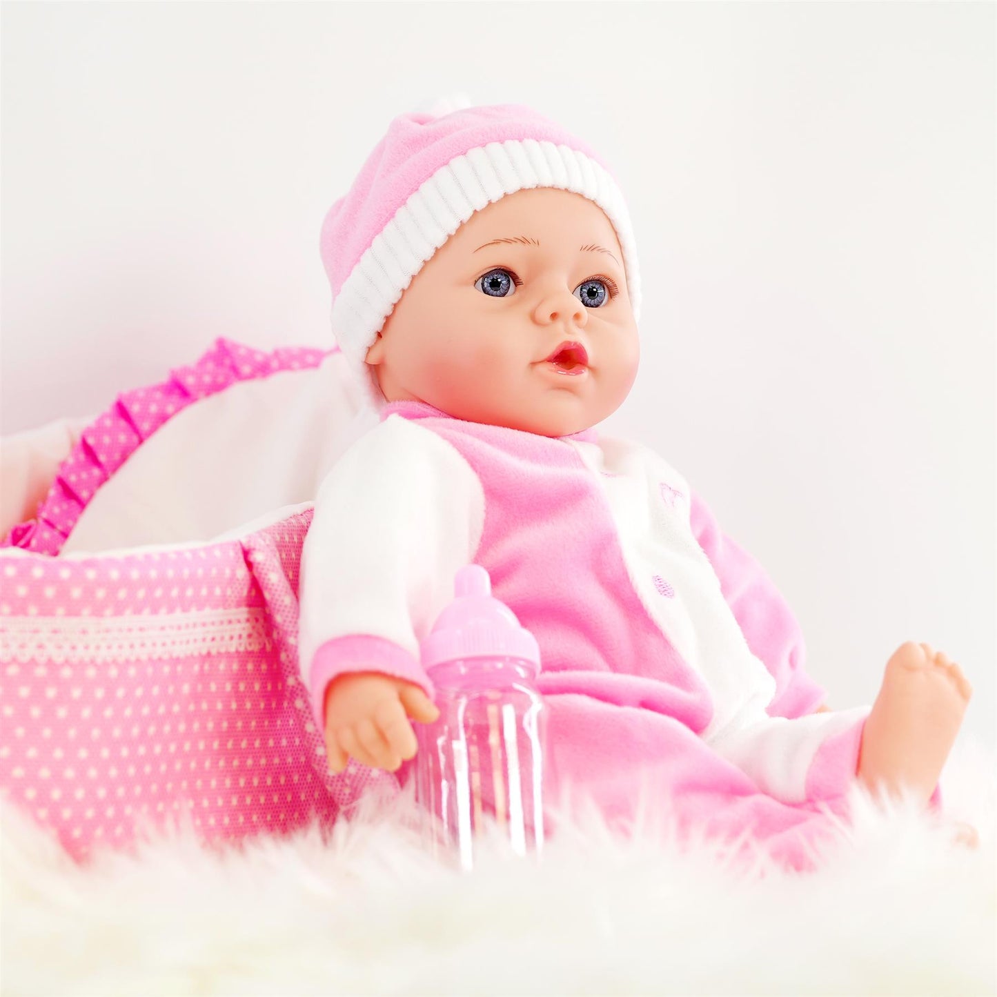 BiBi Baby Doll in Carry Cot (38 cm / 15") by The Magic Toy Shop - UKBuyZone