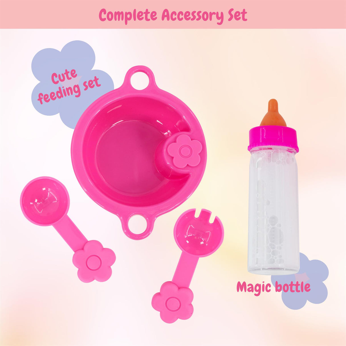 BiBi Twin Baby Dolls & Accessories (33 cm / 13")