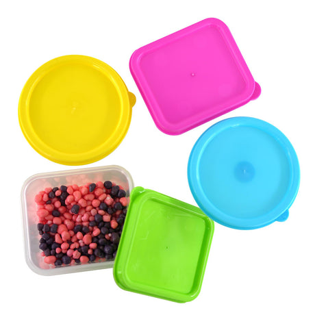 Set of 4 Mini Food Storage Containers with Lids by Geezy - UKBuyZone