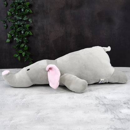 20” Super-Soft Elephant Plush Pillow Toy by The Magic Toy Shop - UKBuyZone
