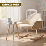 Round White Side Table