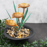 Lotus Water Feature Indoor With LED by GEEZY - UKBuyZone
