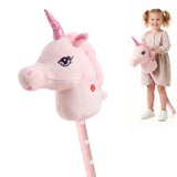 Unicorn Hobby Horse - Pink