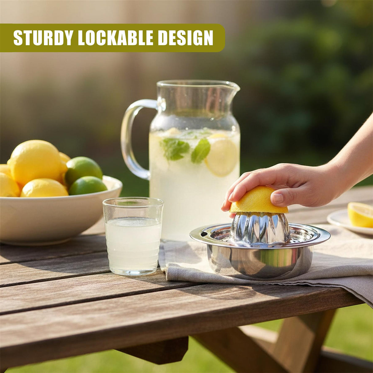 Stainless Steel Manual Citrus Juicer