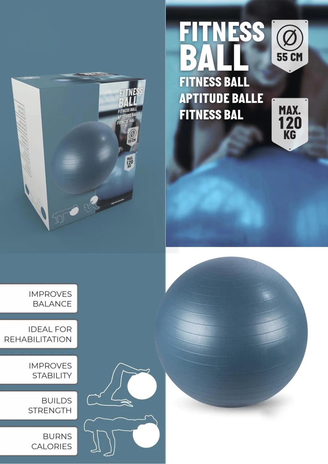 Inflatable Exercise Ball by GEEZY - UKBuyZone