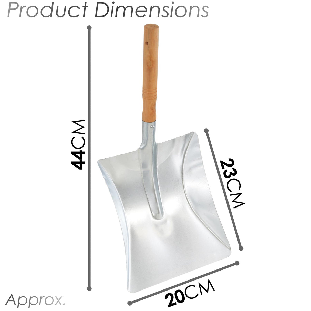 Metal Coal Shovel 8"