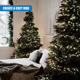 300 LED Cluster Christmas Lights - Cool White