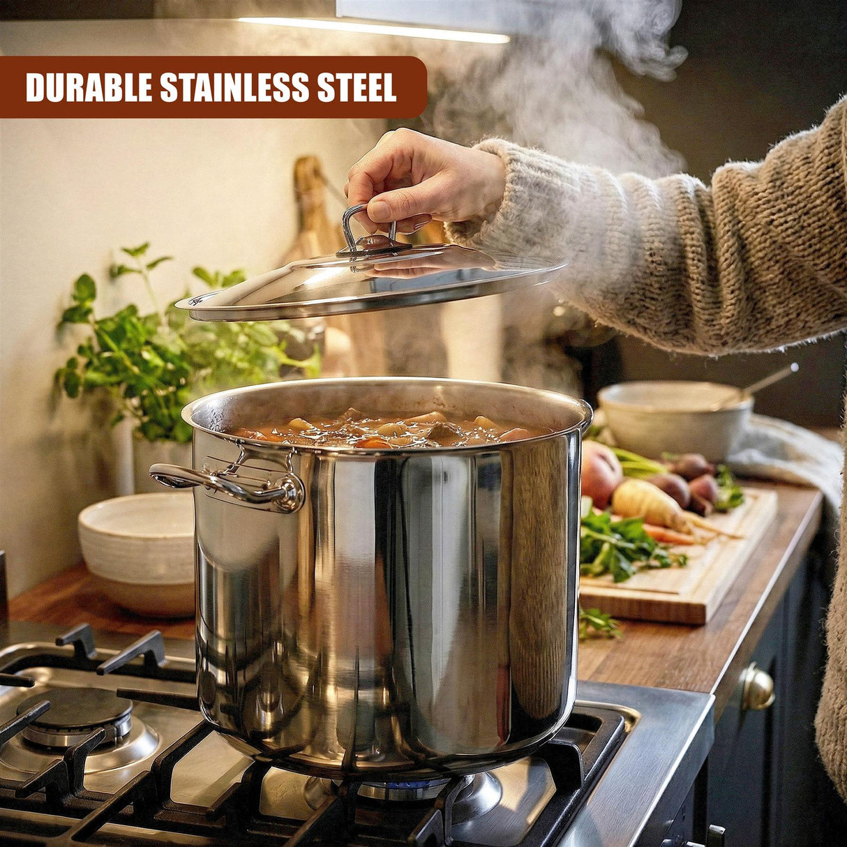 Arian Gastro Stock Pot - 21 Litre