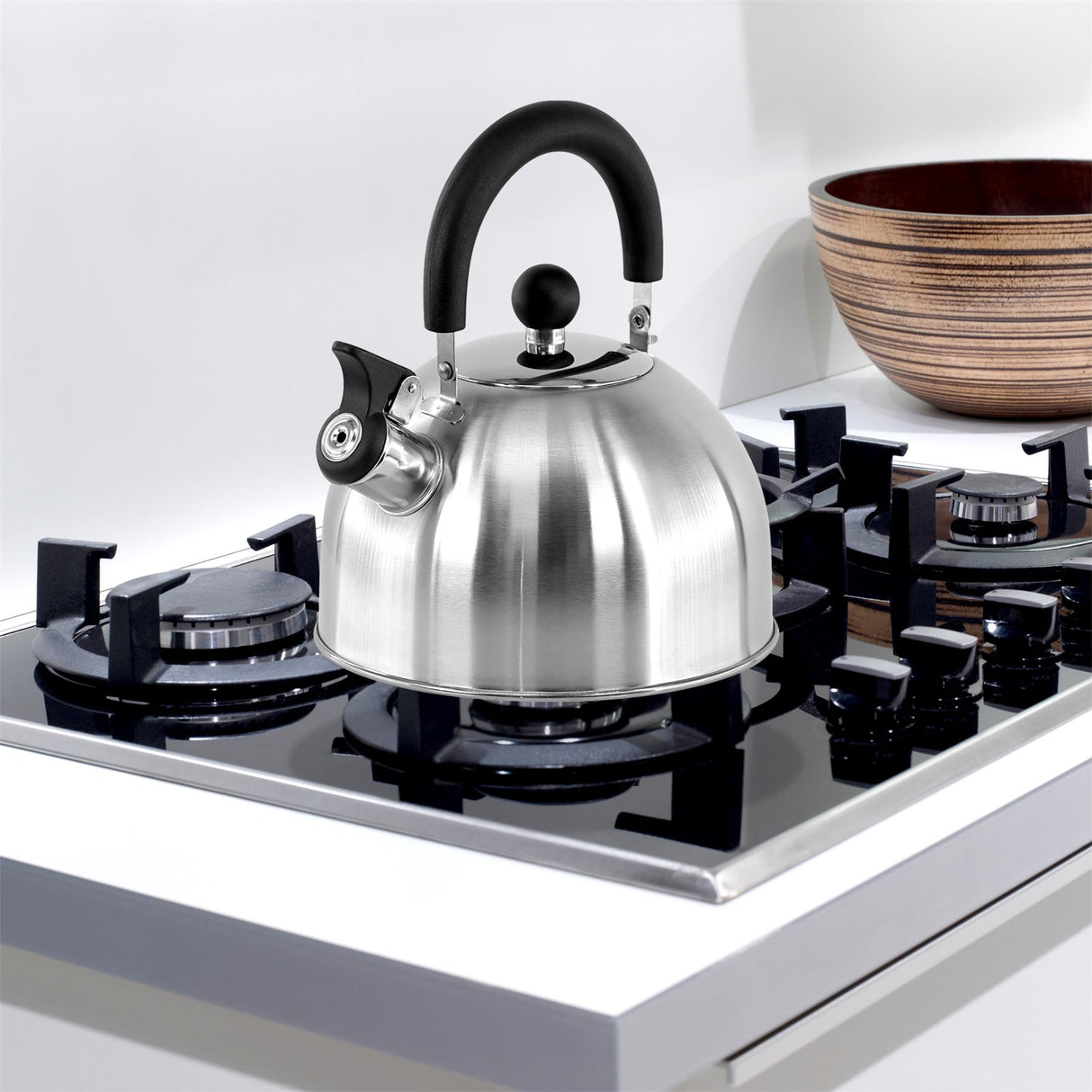 2.5 L Stainless Steel Whistling Camping Kettle