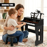 "Electronic Kids Piano: 37 Keys, Portable Design, Colorful & Durable, Perfect for Beginners, Includes Stand and Stool." - UKBuyZone