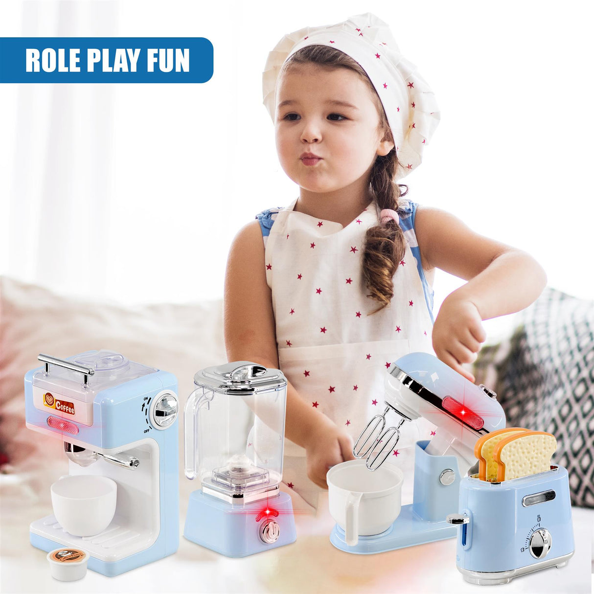 9 Piece Breakfast Toy Set