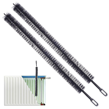 GEEZY Set of 2 Radiator Cleaner Brushes 71cm