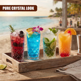 Set of 4 Tall Drinking Glasses