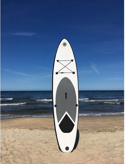 Grey Inflatable 320 cm SUP Stand Up Paddle Board by Geezy - UKBuyZone