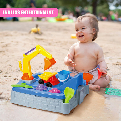 2 in 1 Kids Sand Box Water Table by The Magic Toy Shop - UKBuyZone