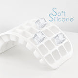 Silicone 32 Ice Cube Mould with Tray by GEEZY - UKBuyZone