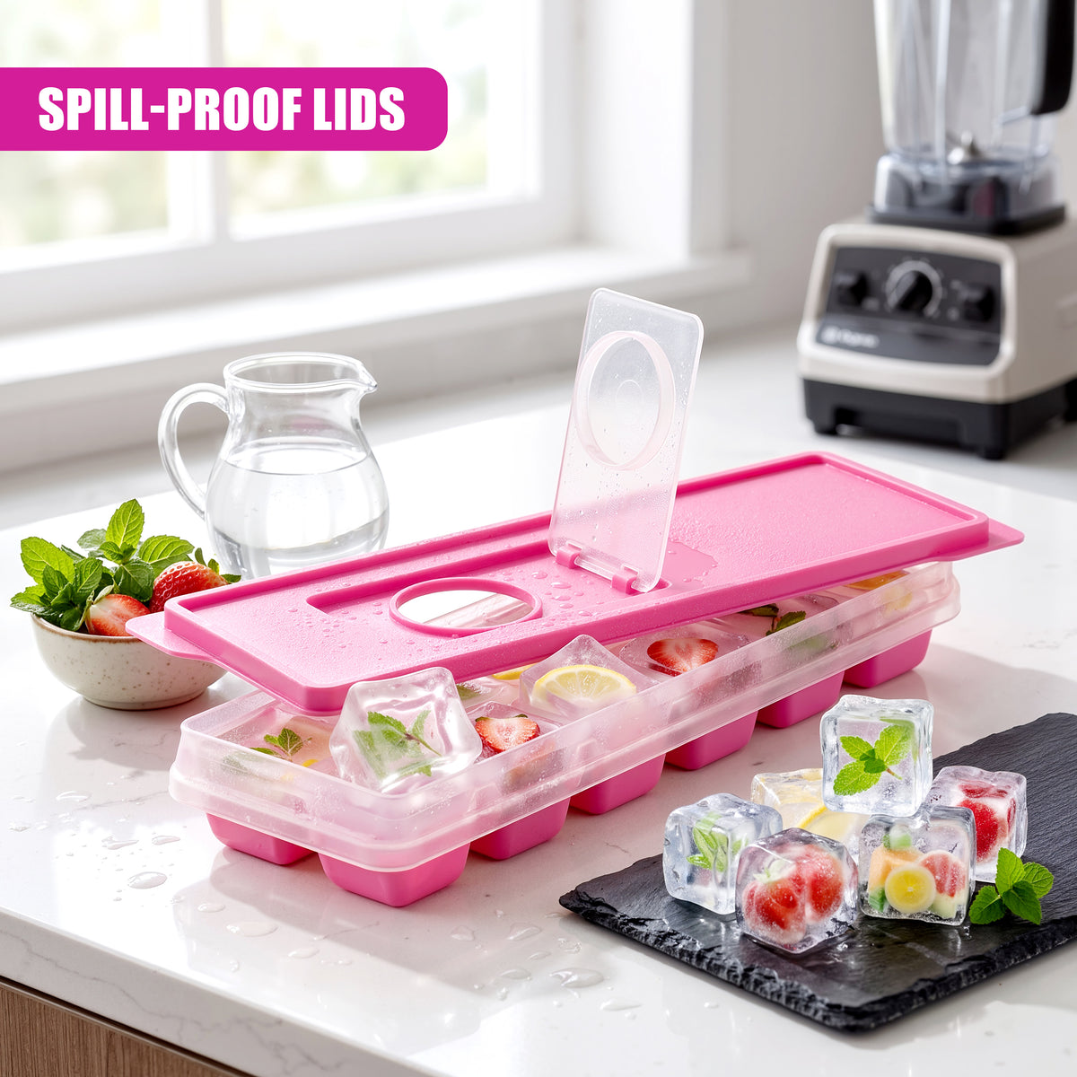 Ice Cube Trays with Lids