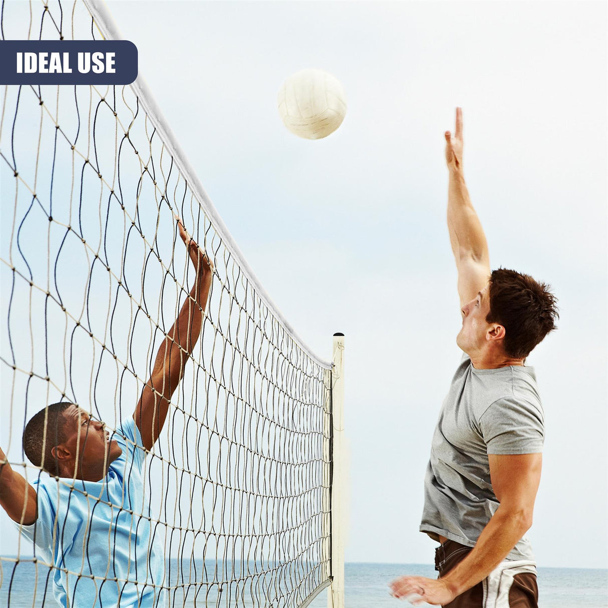2-in-1 Complete Badminton and Volleyball Set by The Magic Toy Shop - UKBuyZone