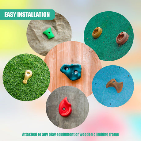 Climbing Stones for Climbing Wall by The Magic Toy Shop - UKBuyZone