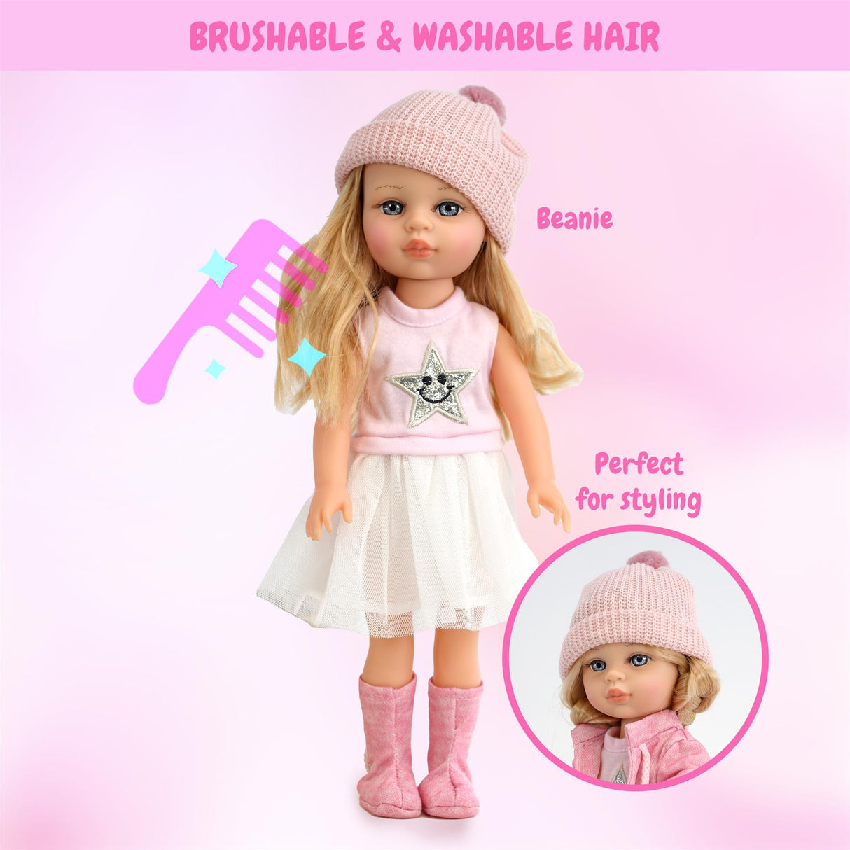 BiBi Fashion Doll "Ava Williams" (38 cm / 15") by BiBi Doll - UKBuyZone