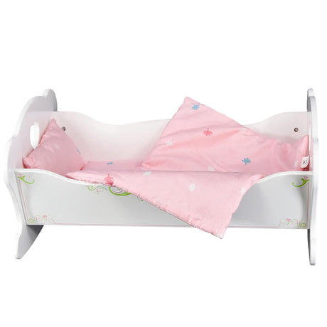 Baby Dolls Wooden Cradle by BiBi Doll - UKBuyZone