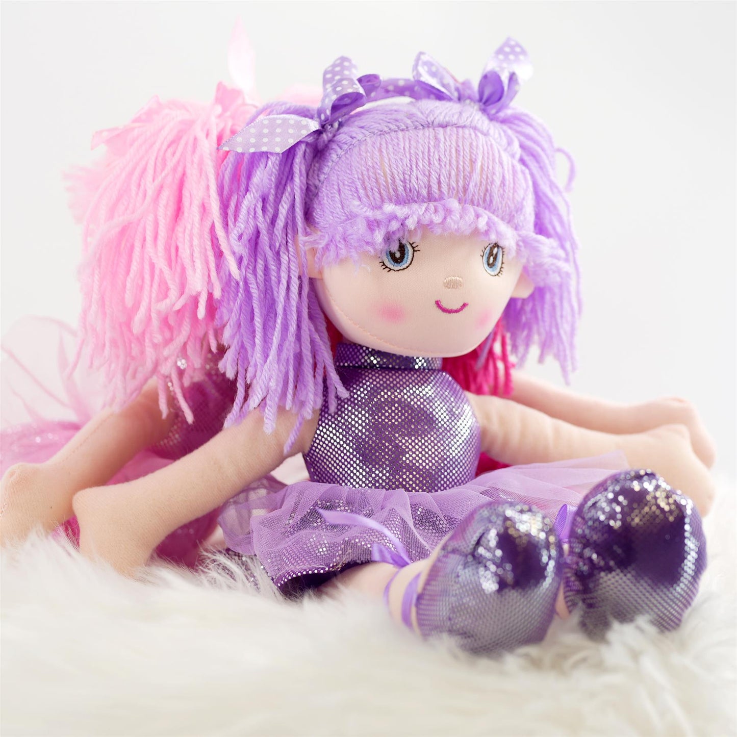 Ballerina Rag Doll 16" by BiBi Doll - UKBuyZone
