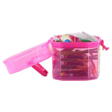 Pink Kids Super Craft Carry Case by The Magic Toy Shop - UKBuyZone