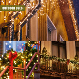 300 LED Cluster Christmas Lights - Warm White