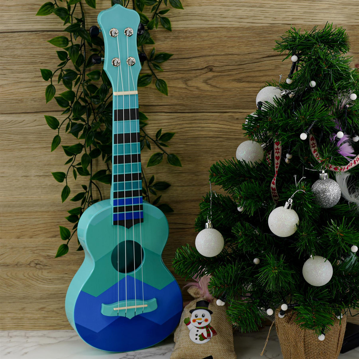 19" Ukulele for Kids with 4 Nylon Strings
