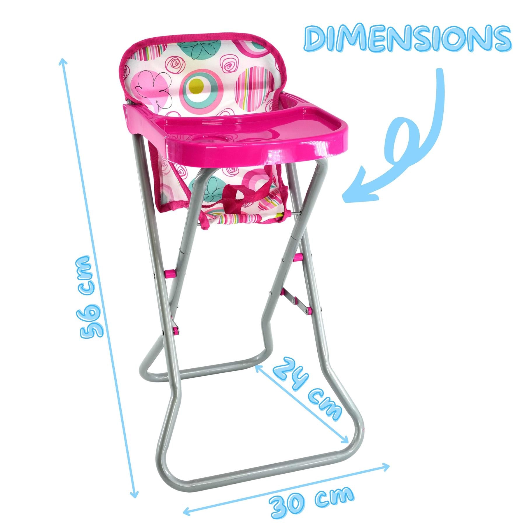 Feeding Dolls High Chair by BiBi Doll - UKBuyZone
