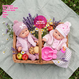 BiBi Twin Baby Dolls "Ella & Emma" (25 cm / 10")