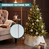 White Christmas Tree Skirt 22"