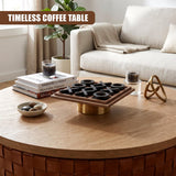 Wooden Noughts and Crosses Game