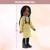 BiBi Fashion Black Doll "NAOMI" (47 cm / 18") by BiBi Doll - UKBuyZone