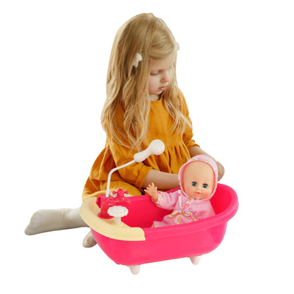 Doll and Bath set with Accessories by BiBi Doll - UKBuyZone