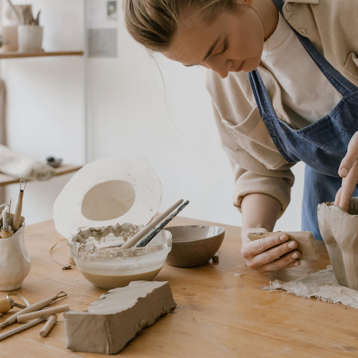 Air Drying Modelling Clay.