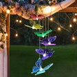 GEEZY Solar Butterfly Wind Chimes LED