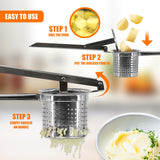 Stainless Steel Potato Ricer by GEEZY - UKBuyZone
