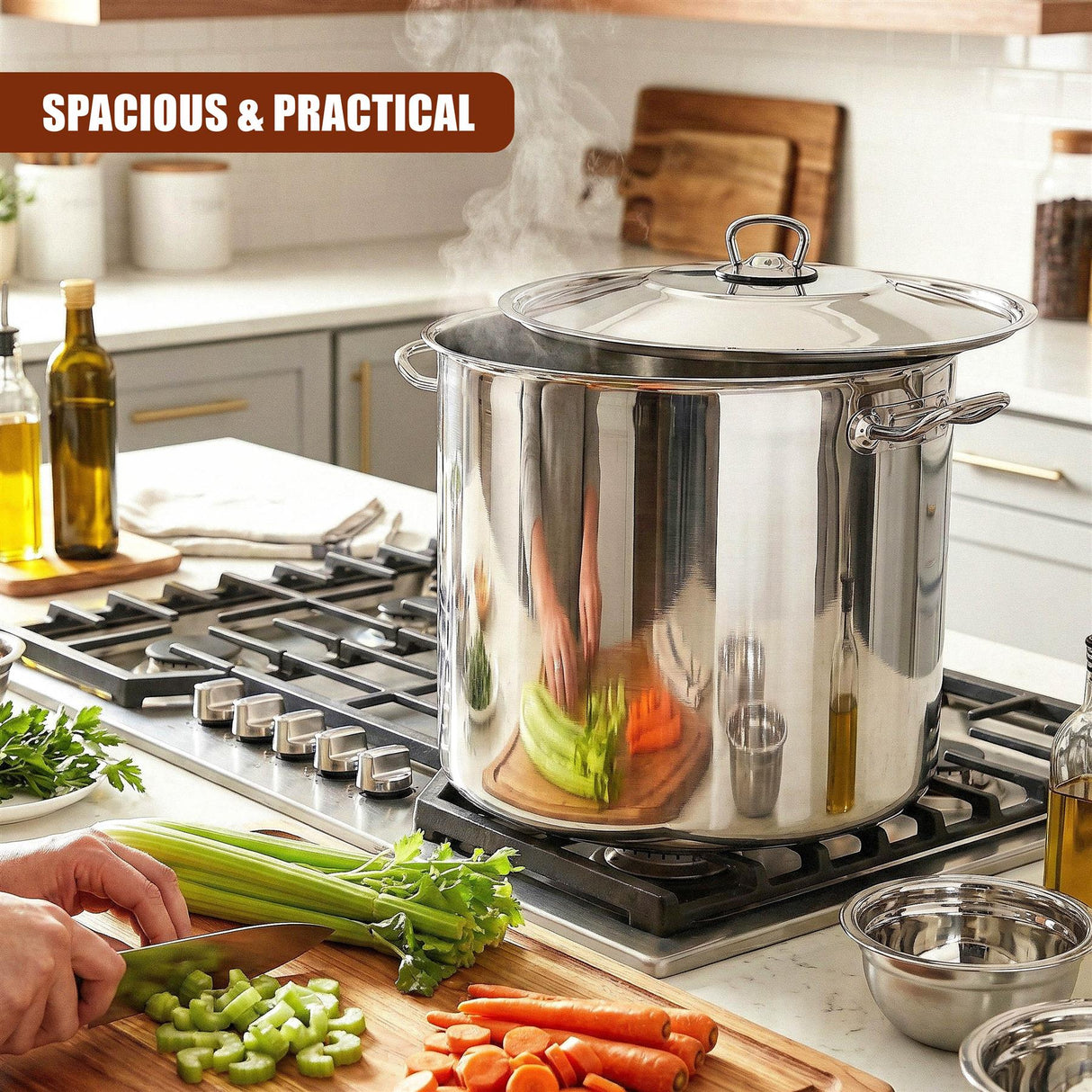 Arian Gastro Stock Pot - 21 Litre