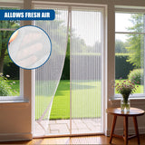 Magnetic Insect Door Screen White
