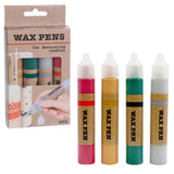 Wax Pens for Candle Decoration Set of 4