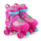 Pink Kids Adjustable Roller Skates