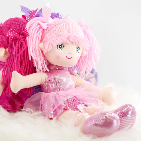 Ballerina Rag Doll 16" by BiBi Doll - UKBuyZone