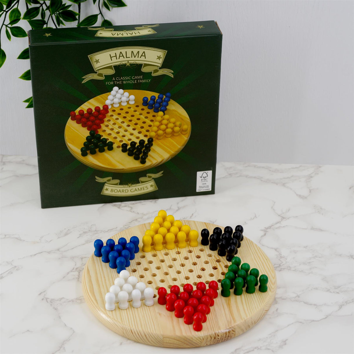 Chinese Checkers Halma Board Game