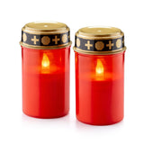 Set of 2 LED Grave Candles