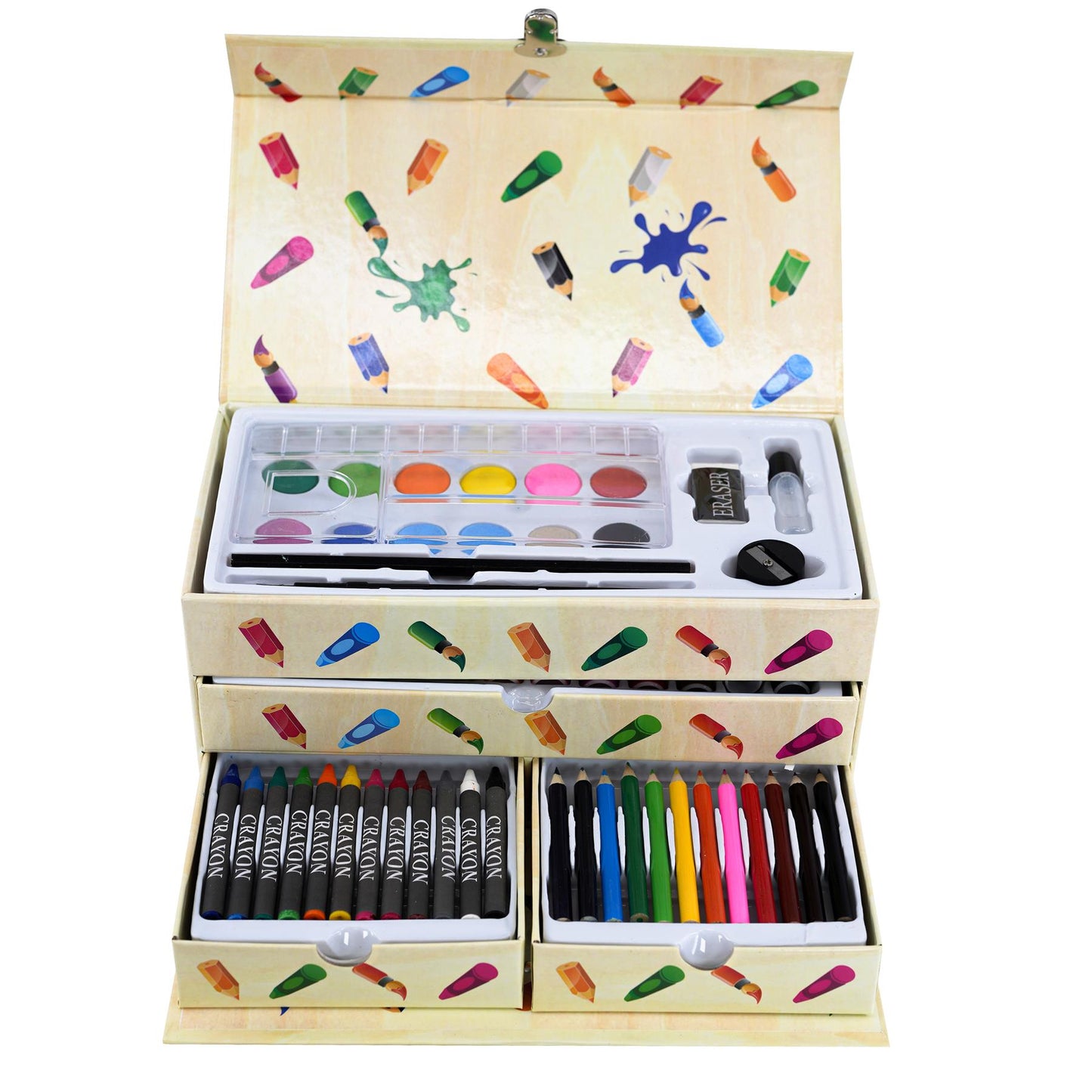 54 Pieces Craft Art Set in A Box by MTS - UKBuyZone